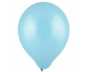 50x Skyblue Latex Standard 25cm Helium Balloons Balloon Party Wedding Birthday