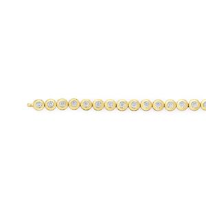 9ct Gold Diamond Bracelet