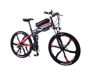 AKEZ 350W 36V LH Electric Bike eBike Mountain Motorized Bicycle 26" w/ Removable Battery