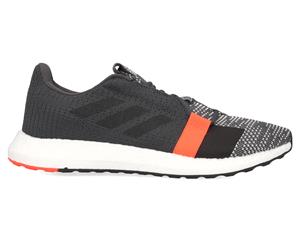 Adidas Men's Senseboost Go Running Shoes - Grey/Core Black/Solar Red