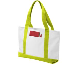 Bullet Madison Tote (White/Lime Green) - PF1326