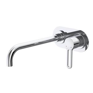 Caroma 250mm Chrome Cirrus Wall Bath Mixer