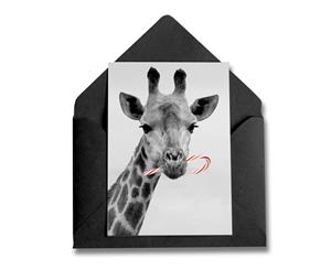 Christmas Card  Giraffe