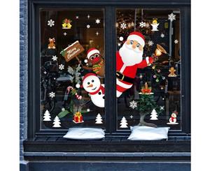 Christmas Santa Claus Wall Sticker (Size108cm x 100cm)