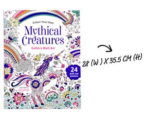 Colour Your Own Gallery Mythical Creatures Wall Art