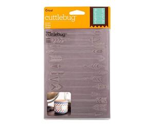 Cuttlebug 5 inch X7 inch Embossing Folder Arrows