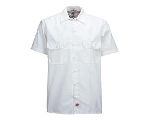 Dickies 1574 Short Sleeve Work Shirt White - White