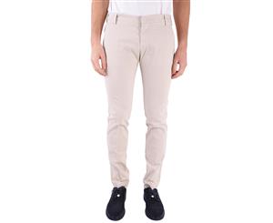 ENTRE AMIS MEN'S WHITE COTTON PANTS