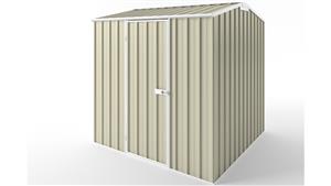 EasyShed S2323 Tall Gable Roof Garden Shed - Smooth Cream