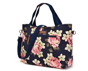 FOSTAK Womens 15.6 Inch tote bag-Blue Peony