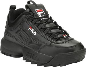 Fila Men's Disruptor II Premium Trainers Black/White/Red