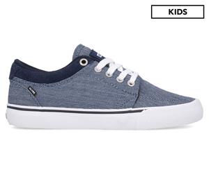 Globe Boys' GS Sneakers - Navy Chambray/White