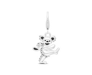 Grateful Dead Charm For Women In Sterling Silver Design by BIXLER - Sterling Silver