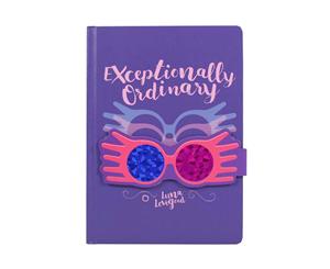 Harry Potter Notebook Luna Lovegood Exceptionally Ordinary Official A5 - Purple