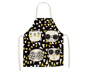 Home Kitchen Cooking Baking Gardening Apron - Black