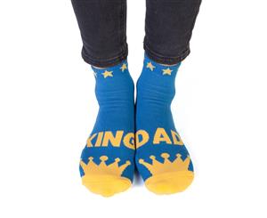 King Dad Feet Speak Socks