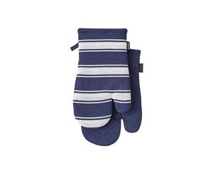 Ladelle Set of 2 Butcher Stripe Series II Navy Gauntlets