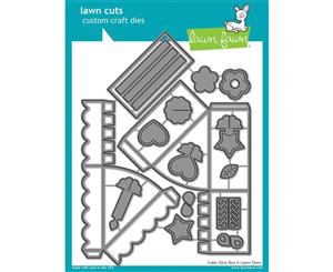 Lawn Fawn Cuts Cake Slice Box Dies LF1973