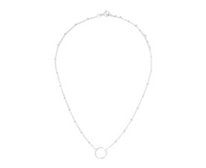 Lovisa Sterling Silver Open Circle And Metal Bead Choker