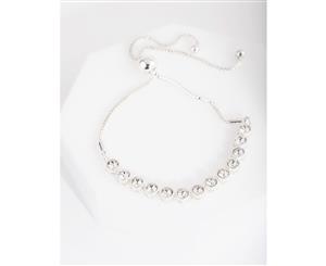 Lovisa Swarovski 4mm Circular Diamante Toggle Bracelet