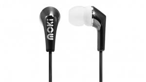 Moki Metallics Earphone - Black