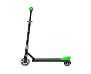 New Electric Kids Scooter Kick Start with LED Lights Adjustable Handlebar Rear Foot Brake