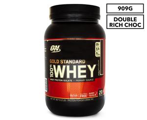 Optimum Nutrition Double Rich Chocolate Gold Standard 100% Whey Protein Powder 2lb