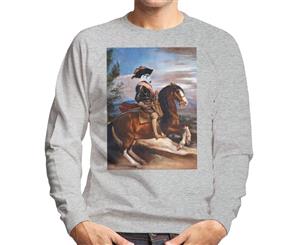 Original Stormtrooper Philip Of Spain Painting Parody Men's Sweatshirt - Heather Grey