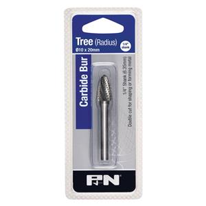 P&N 10 x 20mm Tree Radius Carbide Burr