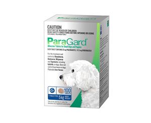 Paragard Small Dogs Allwormer Treatment & Control Tablets 100's (P5616)