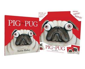 Pig the Pug  The Hardback Picture Book + Irresistible Canvas Print