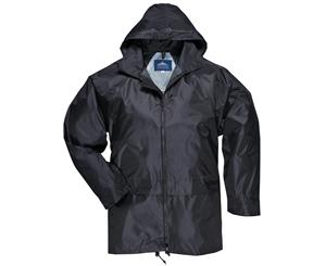 Portwest Mens Classic Rain Jacket (S440) (Black) - RW1022