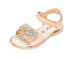 Primigi Girls Leather Sandals in Peach Pink