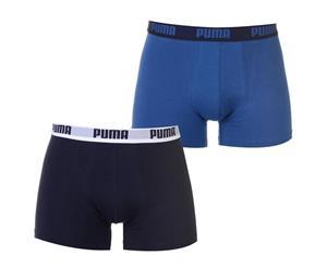 Puma Men Basic Boxers 2 Pack Mens - True Blue