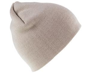 Result Pull On Soft Feel Acrylic Winter Hat (Stone) - BC975