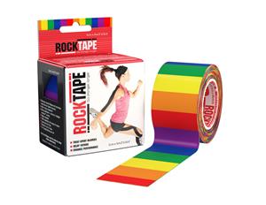 RockTape - Kinesiology Sports Strapping Tape 5m - Pattern Rolls - Rainbow