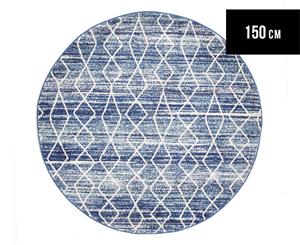 Rug Culture 150x150cm Tapestry Contemporary Karnak Rug - Blue