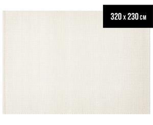 Rug Culture 320x230cm Hand Woven Clouds Rug - White