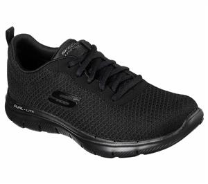 Skechers Women's Flex Appeal 2.0 Air Sneakers Shoes - Black/Black