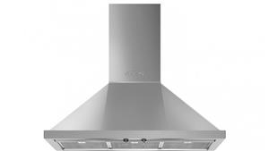 Smeg 900mm Portofino Wallmount Rangehood - Stainless Steel