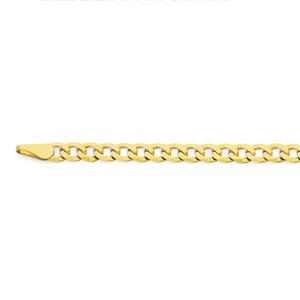 Solid 9ct Gold 55cm Curb Chain