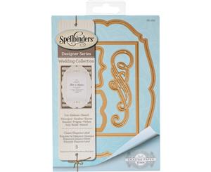 Spellbinders Shapeabilities Dies-Classic Elegance Label