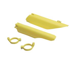 UFO Plastic FORK SLIDER Protector Suzuki Motor Bike RMZ450 2005-2006 Model YELLOW