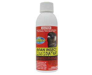 Vetafarm Avian Insect Liquidator Lice Mite Control for Birds 100ml (EVAILC100)