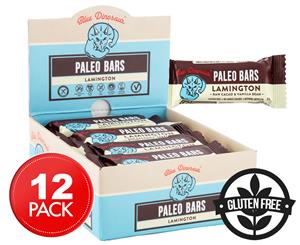 12 x Blue Dinosaur Paleo Bars Lamington 45g