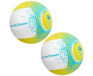 2x Commonwealth Games 2018 Neoprene Round Netball Size 5 Sports/Game/Training