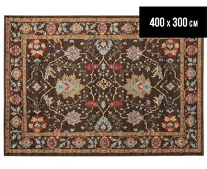 Arya Beauty Classic Collection Zara 400x300cm XXL Rug - Brown