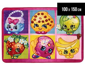 Castle Kids 100x150cm Shopkins Rug - Multi