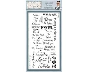 Creative Expressions - Essential Festive Sentiments Clear Stamp Set