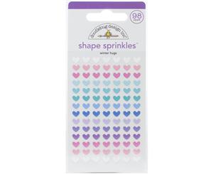 Doodlebug Sprinkles Adhesive Enamel Shapes - Winter Hugs